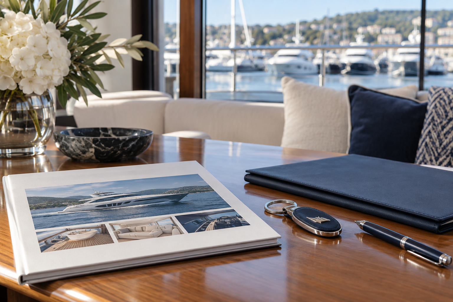 Yacht sales portfolio and keys